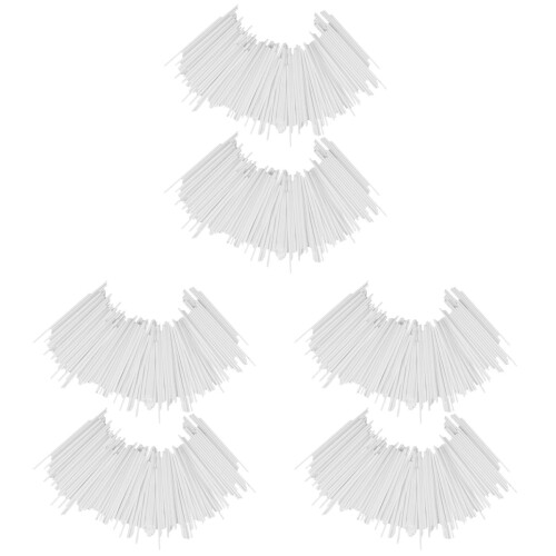 600Pcs Premium White Candy Paper Sticks Reusable DIY Lollipop Holders