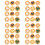 48Pcs Miniature Steamed Buns Resin Craft Assorted Colors Decor 6