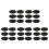 30Pcs Boxing Bag Suction Base Black Rubber Metal Replacement Cups 4
