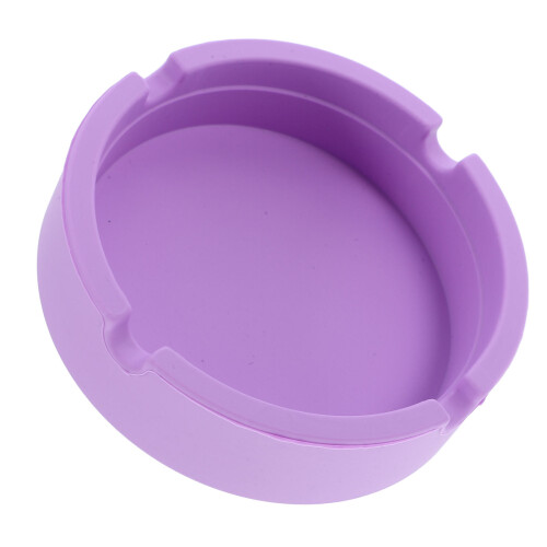 4Pcs Silicone Coasters Violet Non-Slip Holder Mats 1