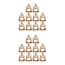 20Pcs Kraft Paper Drink Carrier with Handle Portable Coffee Cup Holder