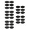 30Pcs Boxing Bag Suction Base Black Rubber Metal Replacement Cups 5
