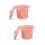 2Pcs Pink Portable Chamber Pot Thick Plastic Urinal for Disabled Use 6