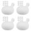 40Pcs Soft White Rubber Insert Bubbles for DIY Accessories 6