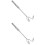 2Pièces Crochet De Barbecue En Acier Inoxydable Solide Argent 6