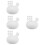 40Pcs Soft White Rubber Insert Bubbles for DIY Accessories 8