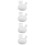 40Pcs Soft White Rubber Insert Bubbles for DIY Accessories 9