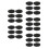 30Pcs Boxing Bag Suction Base Black Rubber Metal Replacement Cups 6