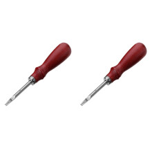 2Pcs Trimmer Tools Brown Wood Handle Sharp Durable Bevelers