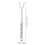2Pièces Crochet De Barbecue En Acier Inoxydable Solide Argent 9