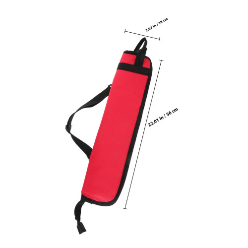 Red Drumstick Carrying Case Oxford Cloth Drumstick Storage Bag 1