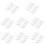 64Pcs White Chopstick Holder Resin Spoon Fork Rack for Lasting Use 7