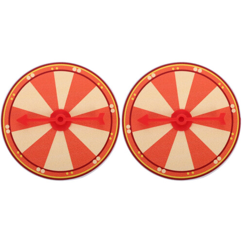 2Pcs High Grade Plastic Wheel Party Prize Game