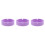 3Pcs Multi Use Violet Silicone Coasters Non Slip Mats 8