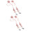 2Sets feeding spoon and Fork Set Pink Suction Cup Design 6