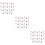 78Pcs DIY Silver Metal Shoe Clips Flat Blank for Shoe Accessory Making 8