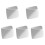 5Pcs White Ceramic Sauce Server Dishes Space-Saving for Condiments 1
