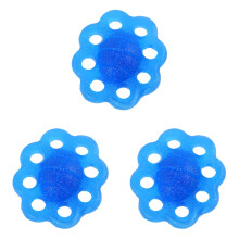 3Pcs Comfortable Blue Exerciser 8-Hole Hand Trainer