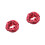 2Pcs Kids Rosy Circle Loop Scarves Thick Warm Windproof Neck Warmers 6