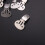 78Pcs DIY Silver Metal Shoe Clips Flat Blank for Shoe Accessory Making 9