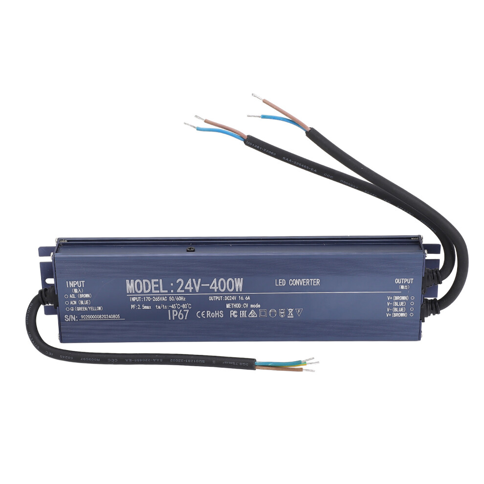 Waterproof Ip67 Led Driver 400W 24V Power Supply Ac170-265V Constant Voltage 5011387710548