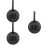 3Pcs Black Golfs Tee Holder Portable Tees Keeper Organizer 6