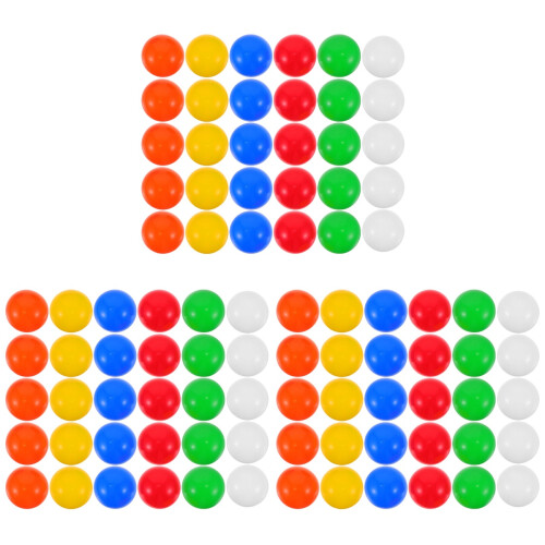 90Pcs Colored PVC Balls Openable Raffle Drawing Balls