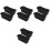 8Pcs Silicone Grease Cup Accessory Black Reusable Drip Pan Oil Liner 4