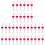 36Pcs Red Lip Gloss Vials Wine Glass Shape Reusable Plastic Bottles 2
