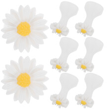 16Pcs White Silicone Toe Separators Nail Art Spacers for Foot Care