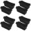 8Pcs Silicone Grease Cup Accessory Black Reusable Drip Pan Oil Liner 6