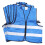 12 Pcs Reflective Running Shirt Multiple Pockets Jacket Work 8