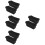 8Pcs Silicone Grease Cup Accessory Black Reusable Drip Pan Oil Liner 8