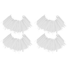 400 Pcs Lollipop Paper Stick Portable White Supplies