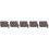 5Pcs Ladies Grey PU Small Coin Purse Compact Wallet 10