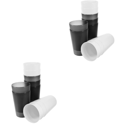 20Pcs Assorted Plastic Bathroom Toothbrush Cup Holder Storage Mugs 2