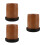 3Pcs Wooden Shaker Cups Reliable for Home Use 1