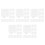 200Pcs Durable White Paper Square for 7