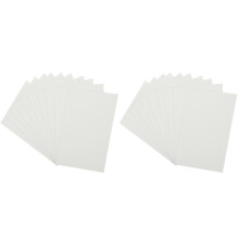 20Pcs Durable White Aluminum Sublimation Blanks for Photo Printing