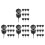 40Pcs Black PP Plastic Fertilizer Box for Small Plants and Orchids 4