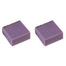 2Pcs Purple Handmade Soap Natural Face Cleansing Gently Smoothes Skin