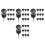 40Pcs Black PP Plastic Fertilizer Box for Small Plants and Orchids 5