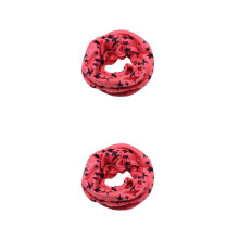 2Pcs Kids Rosy Circle Loop Scarves Thick Warm Windproof Neck Warmers