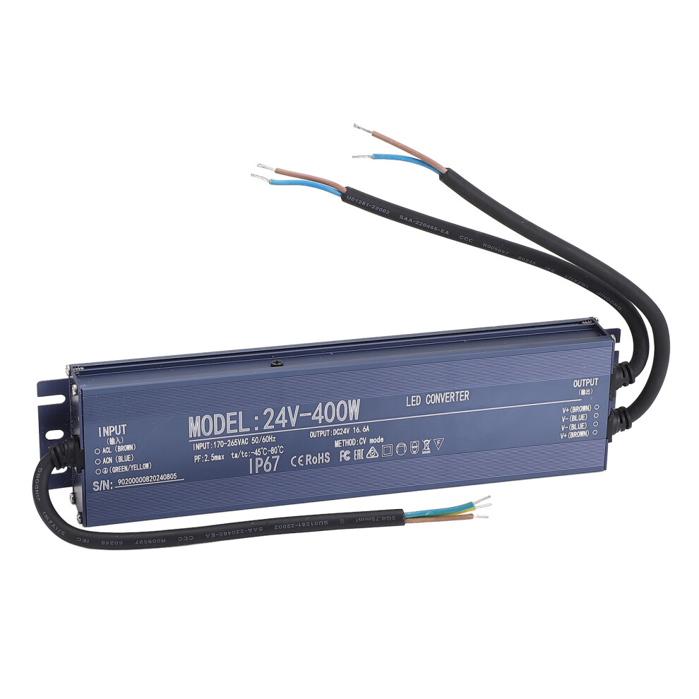 LED Driver 400W 24V IP67 Constant Voltage Power