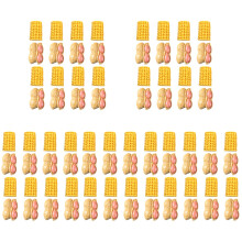 5Sets Assorted Color Resin Mini Corn Peanut Decor for Doll House DIY