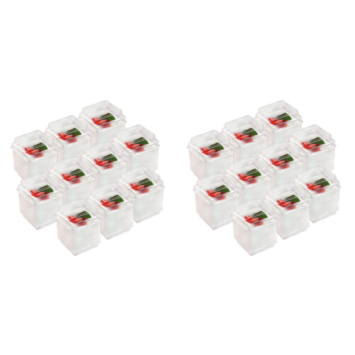 40Pcs Clear Plastic Dessert Cups Mousse Jelly Yogurt Storage