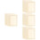 40Pcs Khaki A4 Certificate Paper Writable Printable for Office School 5