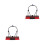 2Pcs Replacement Solar Panel Brush Heads Electric Scrubber 9