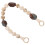 1pc Portable Chain Handle Resin Handbag Chain 9