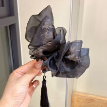 (Black) Strong Hold Hair Claw Clips for Thick/Thin Hair